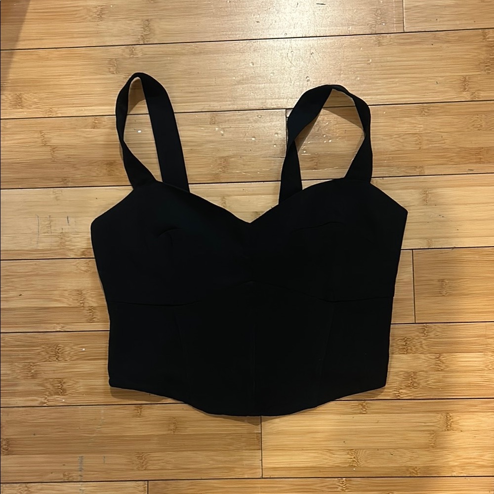 Abercrombie Black Bustier Top